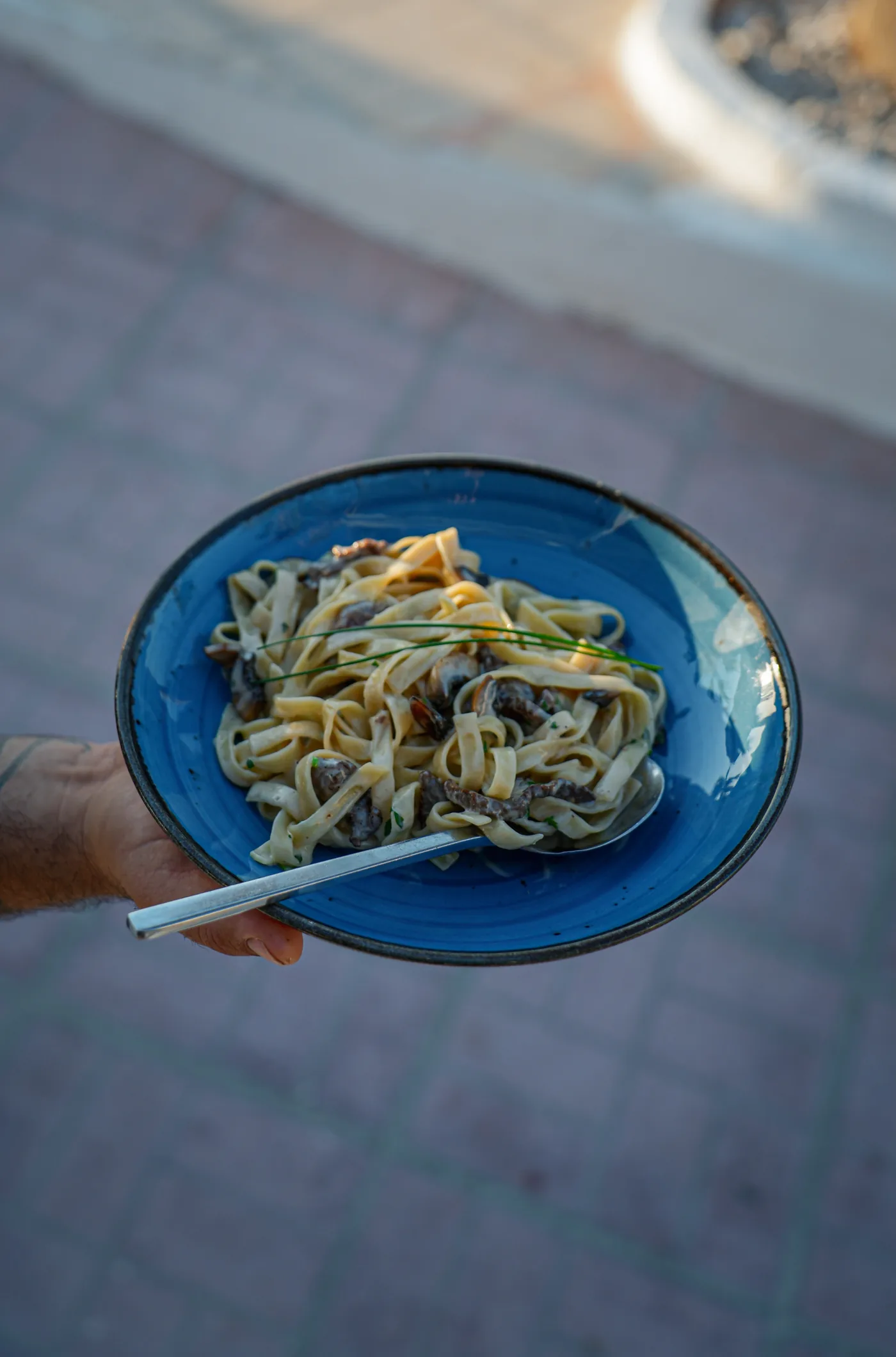 Fresh pasta served at Thalassa